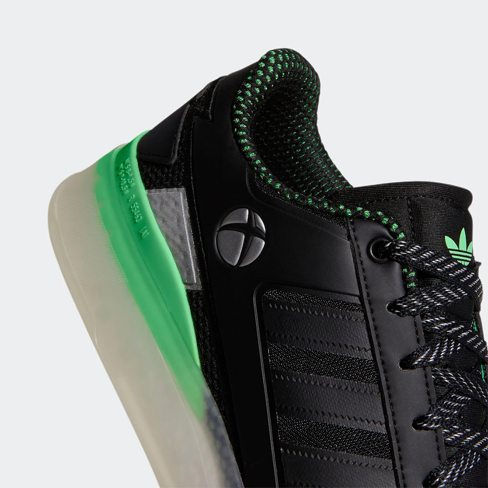 Кроссовки Adidas Xbox Forum Tech Boo / Мужской / 40.5 / Черный/Зеленый photo 3