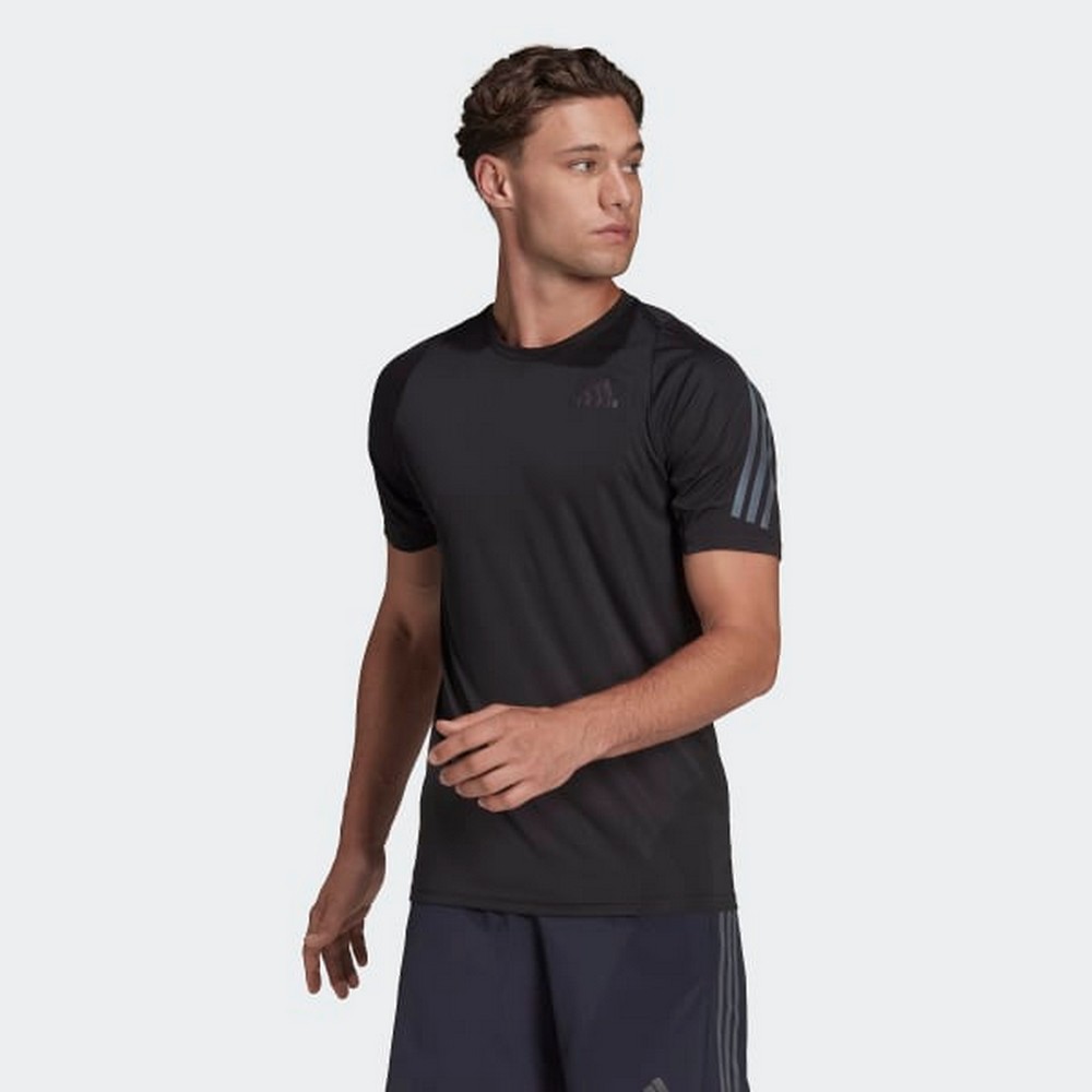 Tricou bărbătesc Adidas RUN ICON TEE   S Negru photo 2