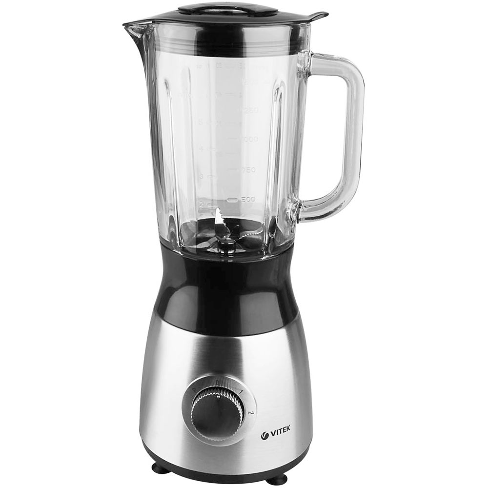 Blender Vitek VT-1474, 2 trepte viteza, Sur cu negru photo 1 Blender Vitek VT-1474, 2 trepte viteza, Sur cu negru photo 1