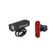 Комплект фар для велосипеда Force USB DOT front+rear thumbnav 1