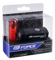 Комплект фар для велосипеда Force USB DOT front+rear thumbnav 4