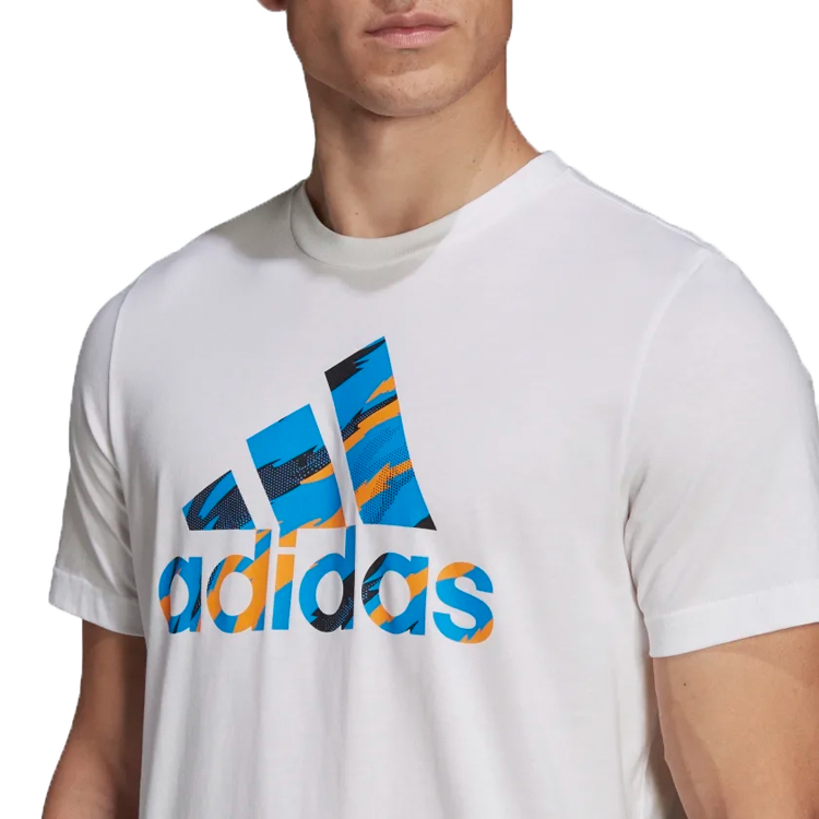 Tricou bărbătesc Adidas M CAMO T S Alb photo 3