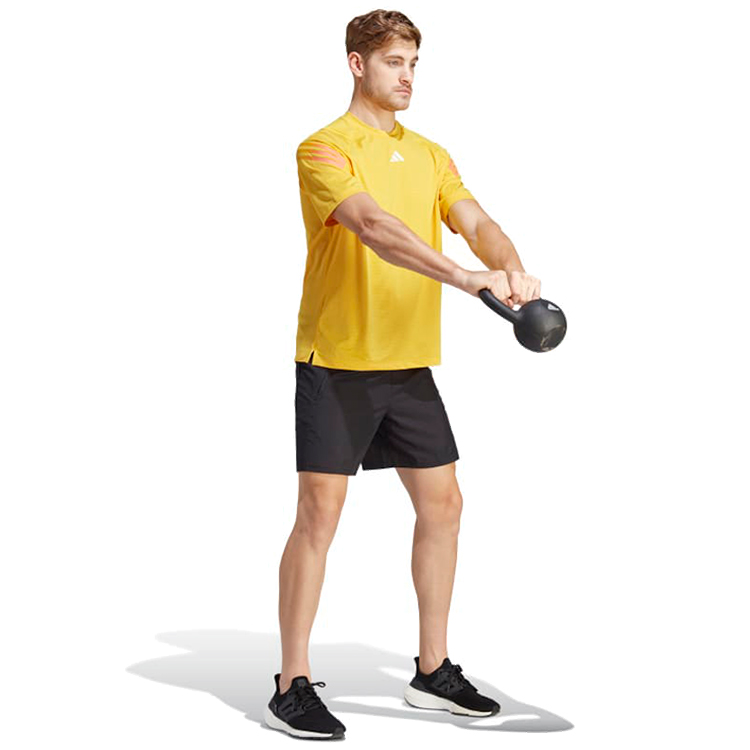 Футболка мужская Adidas TI 3S TEE L Желтый photo 3