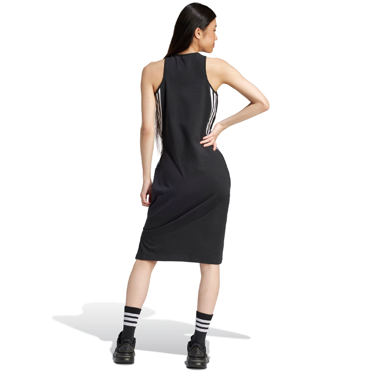 Rochie Adidas W FI 3S DRESS XXS Negru Femei photo 3