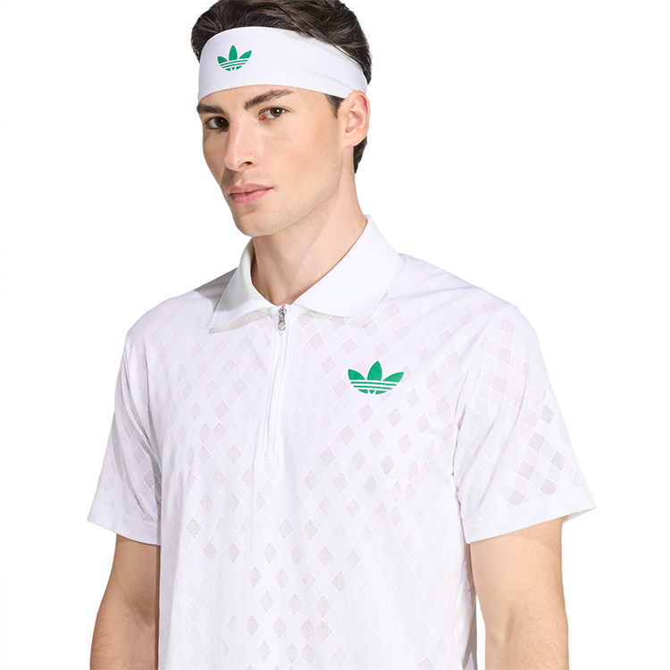  Polo pt bărbați Adidas POLO PRO S Alb  photo 3