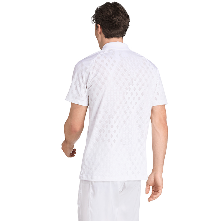  Polo pt bărbați Adidas POLO PRO S Alb  photo 4