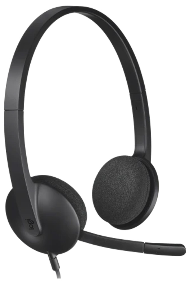 Căști Logitech Negru Cu fir / Home and Office / Negru photo 1