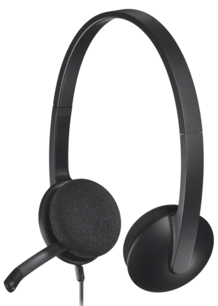 Căști Logitech Negru Cu fir / Home and Office / Negru photo 2