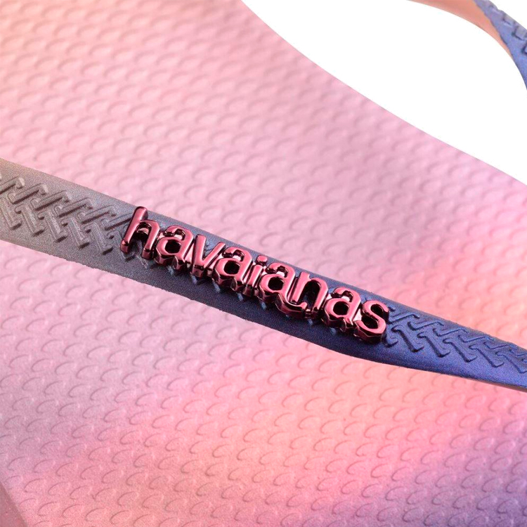 Slapi Havaianas SLIM GRADIENT pt Femei / 35/36 / Violet-roz photo 3