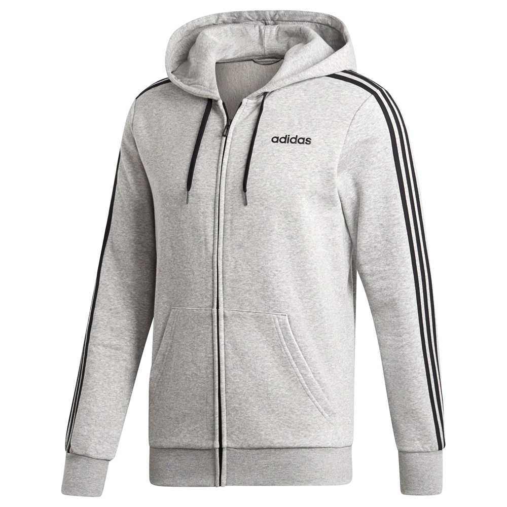 Hanorac pt bărbați Adidas E 3S FZ FL S Gri photo 1