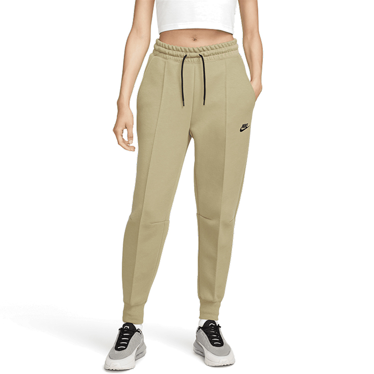 Брюки Nike W NSW TCH FLC MR JGGR M Оливковый Женский photo 1