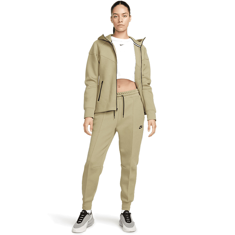Брюки Nike W NSW TCH FLC MR JGGR M Оливковый Женский photo 4