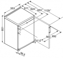 Congelator Liebherr GP1376, 103 l, 85.1 cm, A++, Alb thumbnav 3