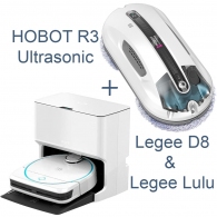 Комплект HOBOT ”Vacuum Cleaning Robot Legee D8 + Legee LuLu + Window Cleaning Robot R3” thumbnav 1