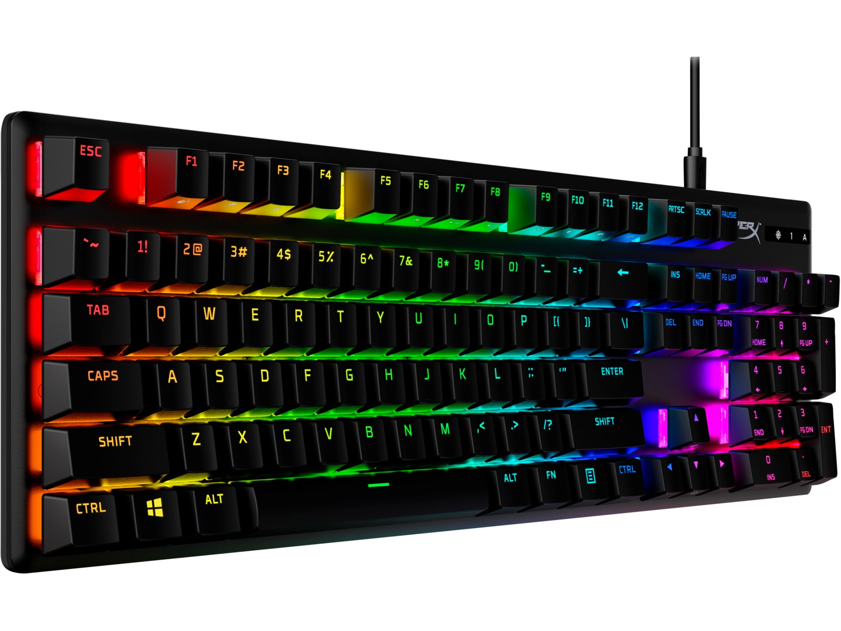 Клавиатура HYPERX Alloy Origins PBT HyperX Aqua - Tactile key switch [639N5AA#ABA] photo 2
