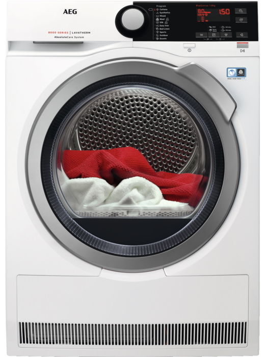 Mas. de uscat rufe AEG T7DBE48S / 8 kg / A++ / Alb photo 1