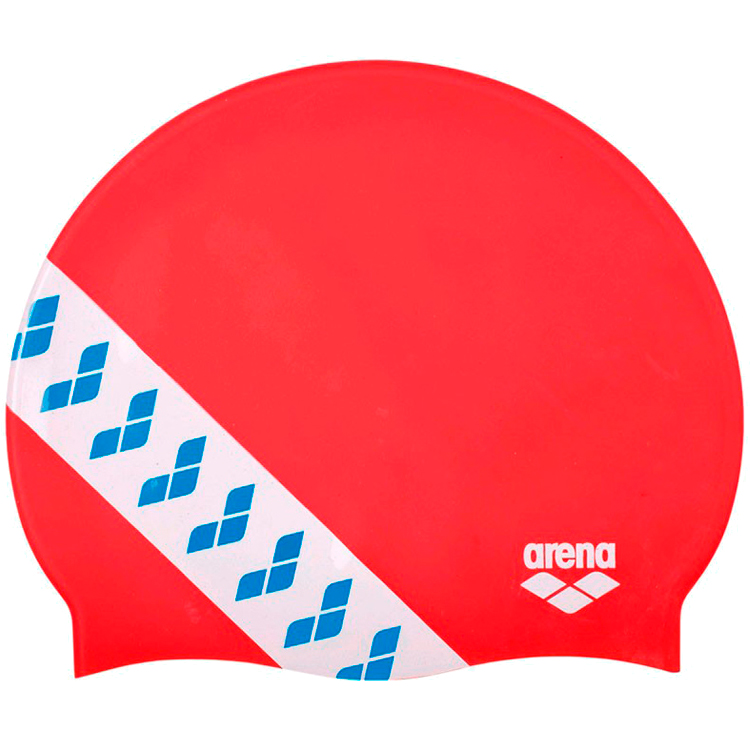 Casca de inot silicon Arena TEAM STRIPE CAP 001463-477 TEAM STRIPE Rosu photo 1