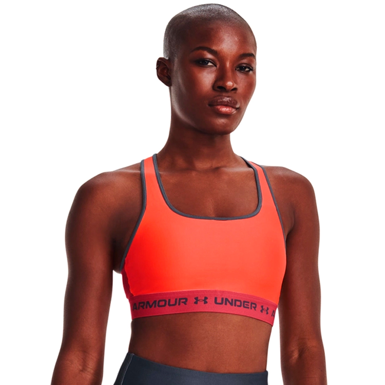 Bra sportive Under Armour UA CROSSBACK MID BRA / Femei / S / Portocaliu photo 2