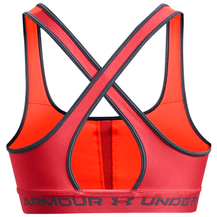 Bra sportive Under Armour UA CROSSBACK MID BRA / Femei / S / Portocaliu photo 4