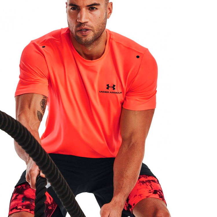 Tricou bărbătesc Under Armour UA Rush Energy SS L Oranj photo 2