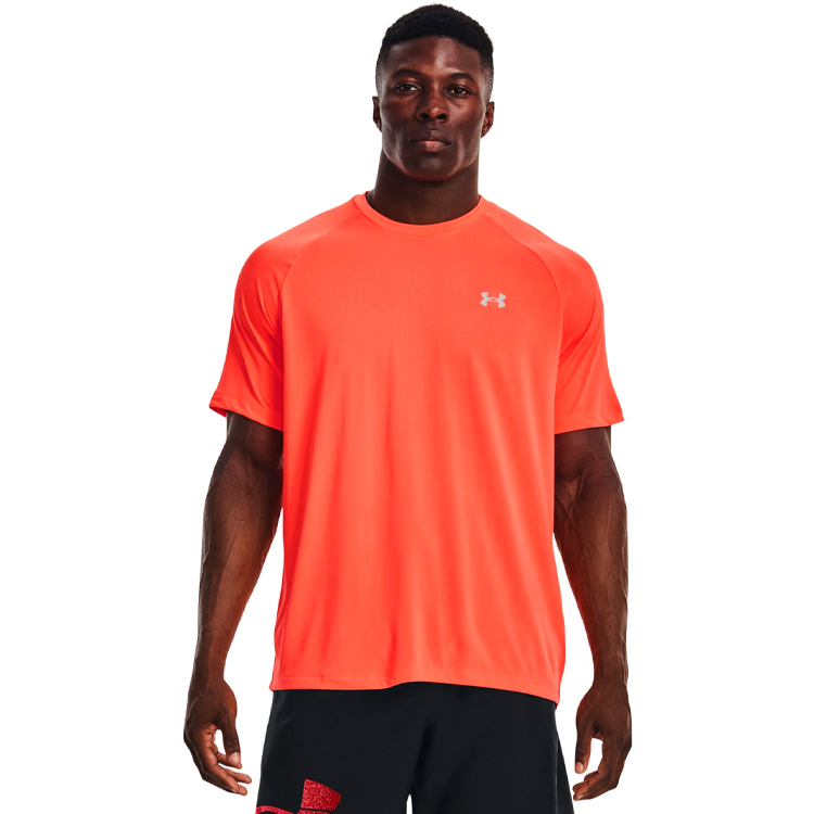 Футболка мужская Under Armour UA Tech Reflective SS XL Оранжевый photo 2