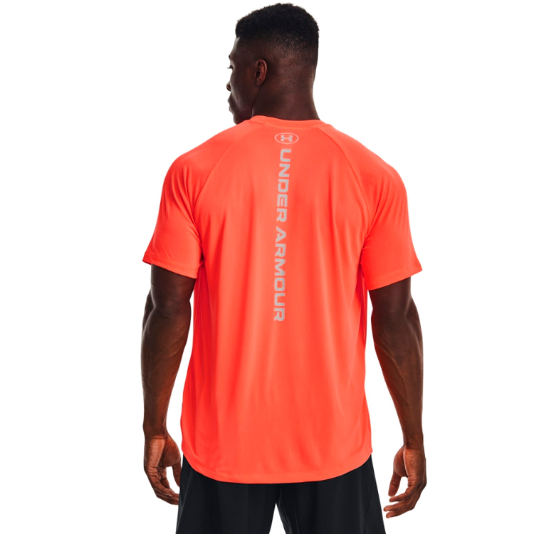 Футболка мужская Under Armour UA Tech Reflective SS XL Оранжевый photo 4
