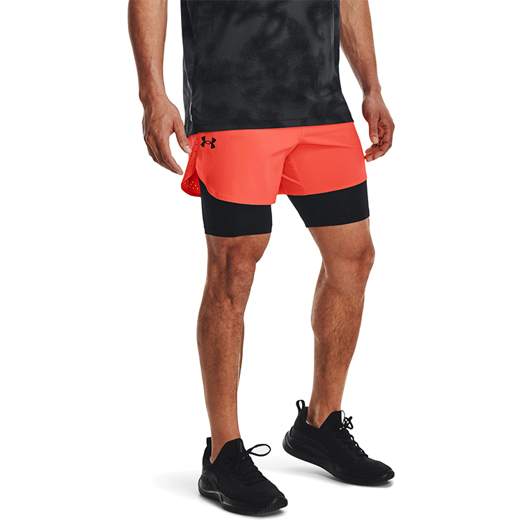 Sorti de bărbați Under Armour UA Peak Woven 2in1 Sts L Portocaliu photo 4