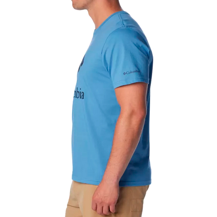 Tricou bărbătesc Columbia M Rapid Ridge Graphic Tee S Albastru photo 4