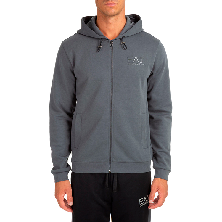 Hanorac pt bărbați EA7 EMPORIO ARMANI SWEATSHIRT M S Gri photo 3