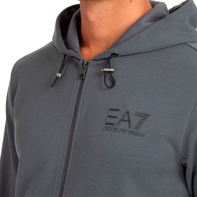 Hanorac pt bărbați EA7 EMPORIO ARMANI SWEATSHIRT M S Gri photo 5