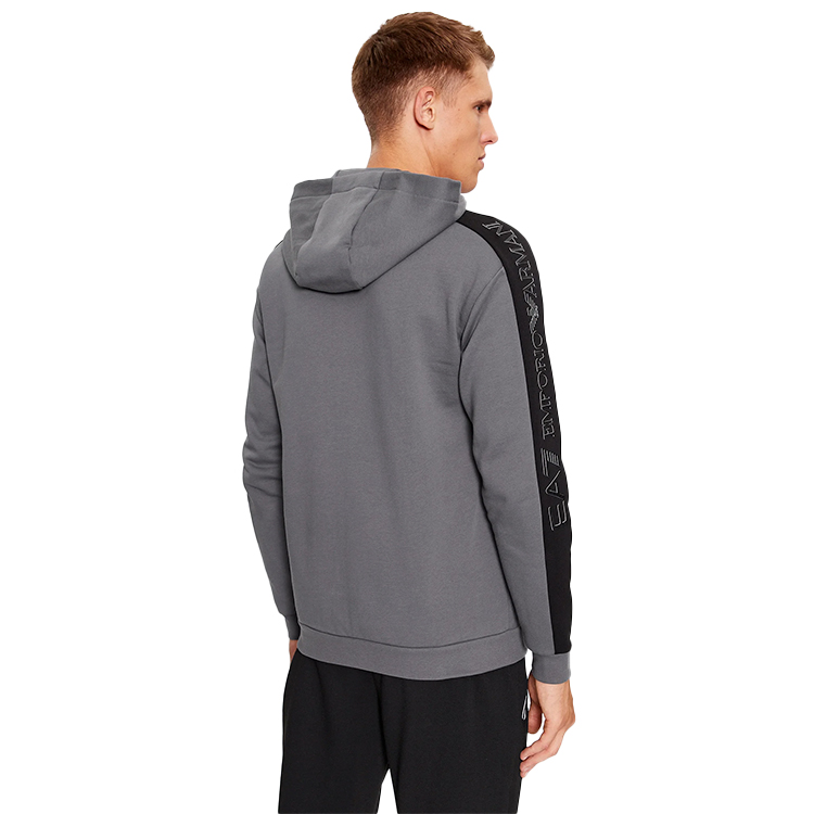 Hanorac pt bărbați EA7 EMPORIO ARMANI JERSEYWEAR S Gri photo 3
