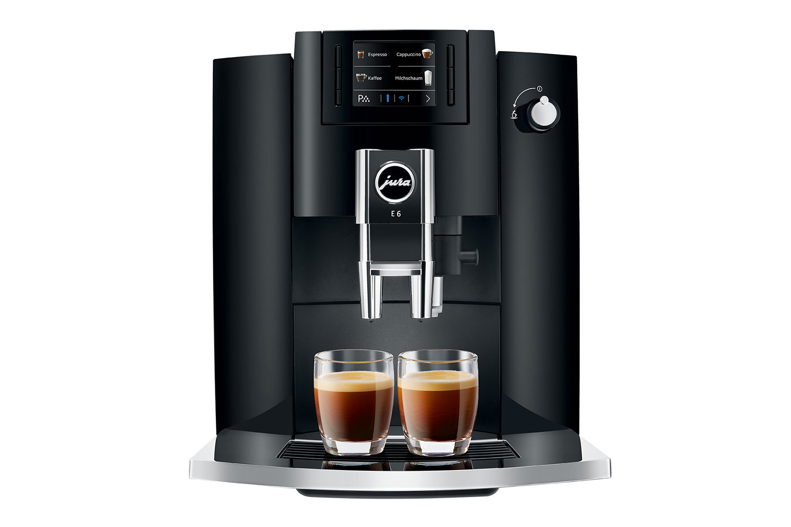 Aparat de cafea Espresso JURA E6 Platin Black,15377 / 15 bar / Espresso photo 1 Aparat de cafea Espresso JURA E6 Platin Black,15377 / 15 bar / Espresso photo 1