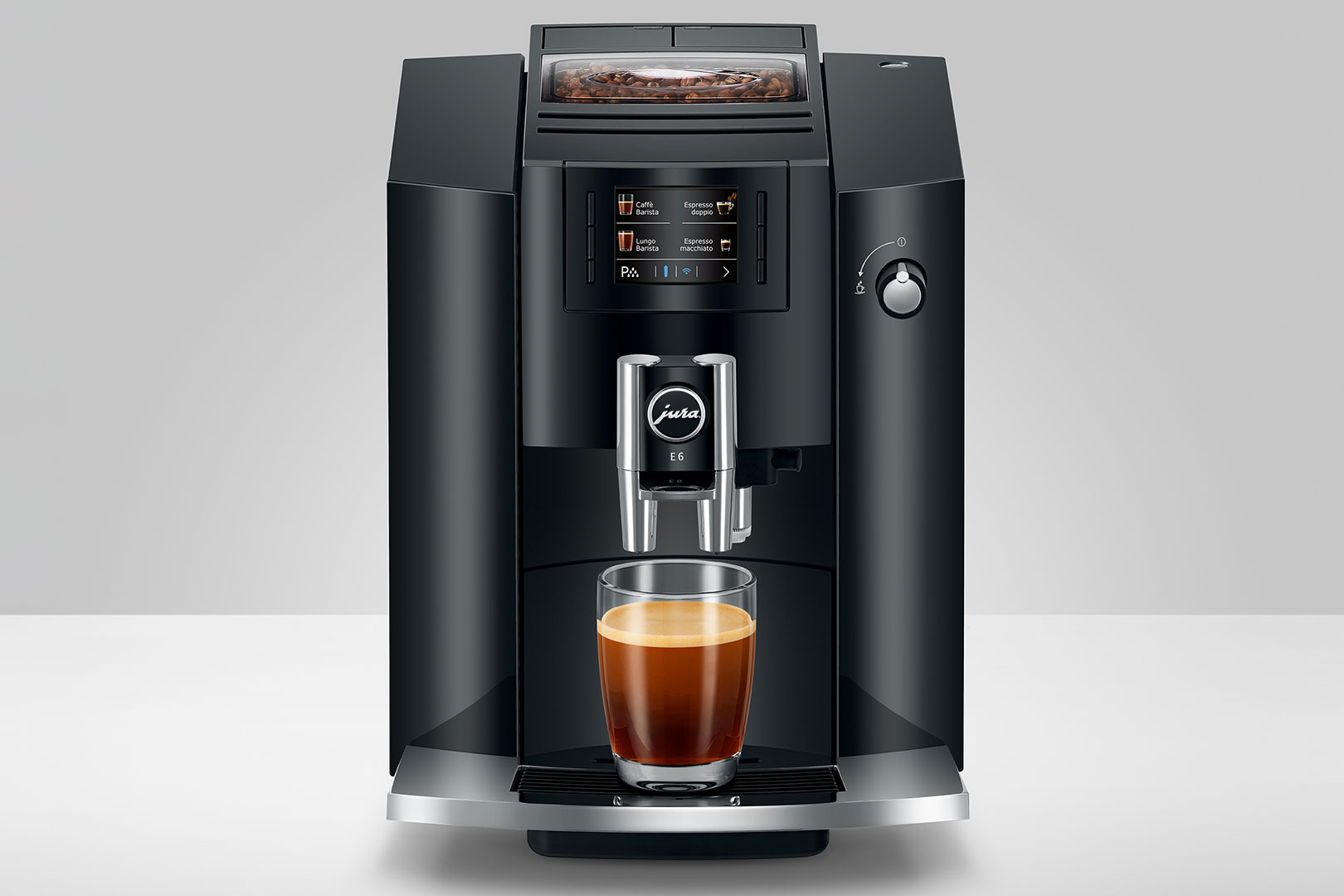 Aparat de cafea Espresso JURA E6 Platin Black,15377 / 15 bar / Espresso photo 7