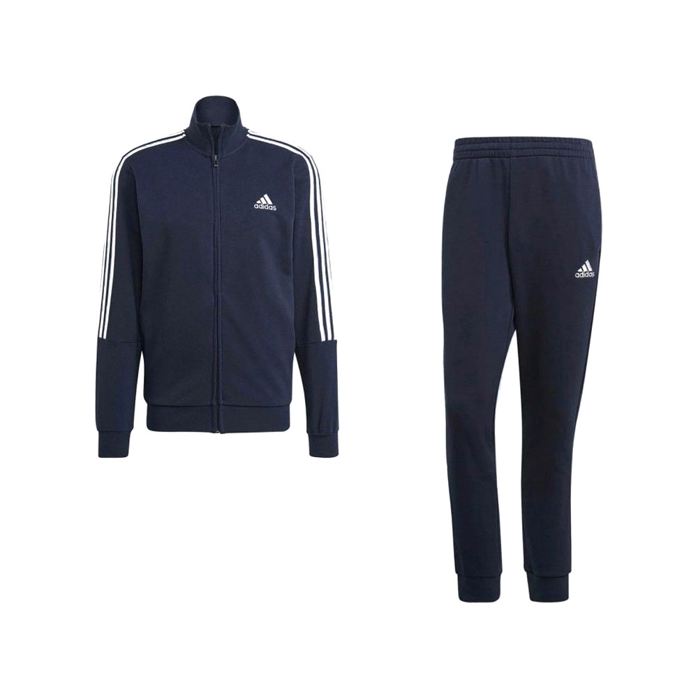 Trening pt Barbati Adidas M 3S FT TT TS 4 Albastru photo 1 Trening pt Barbati Adidas M 3S FT TT TS 4 Albastru photo 1