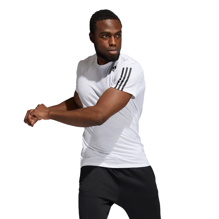 Tricou bărbătesc Adidas AERO3S TEE PB XS Alb photo 2