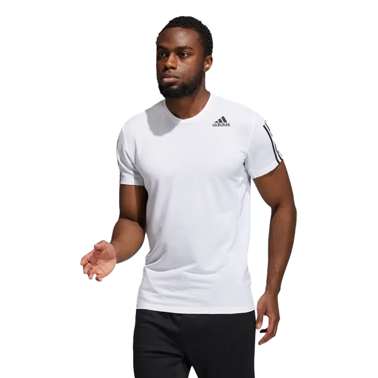 Tricou bărbătesc Adidas AERO3S TEE PB XS Alb photo 4