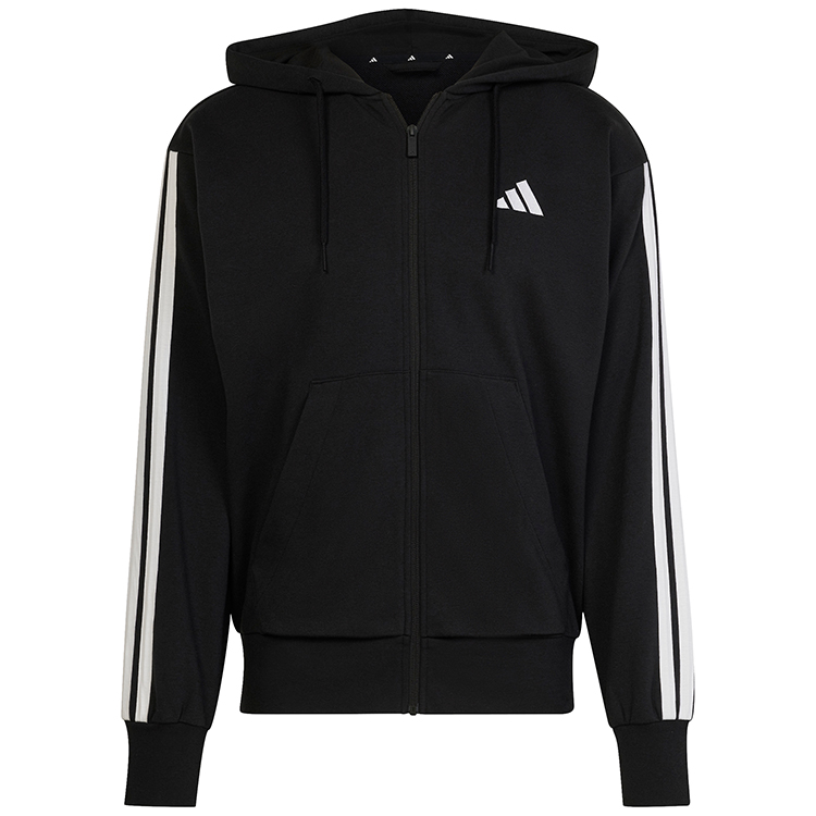 Hanorac pt bărbați Adidas M 3S FT FZ HD S Negru photo 1 Hanorac pt bărbați Adidas M 3S FT FZ HD S Negru photo 1