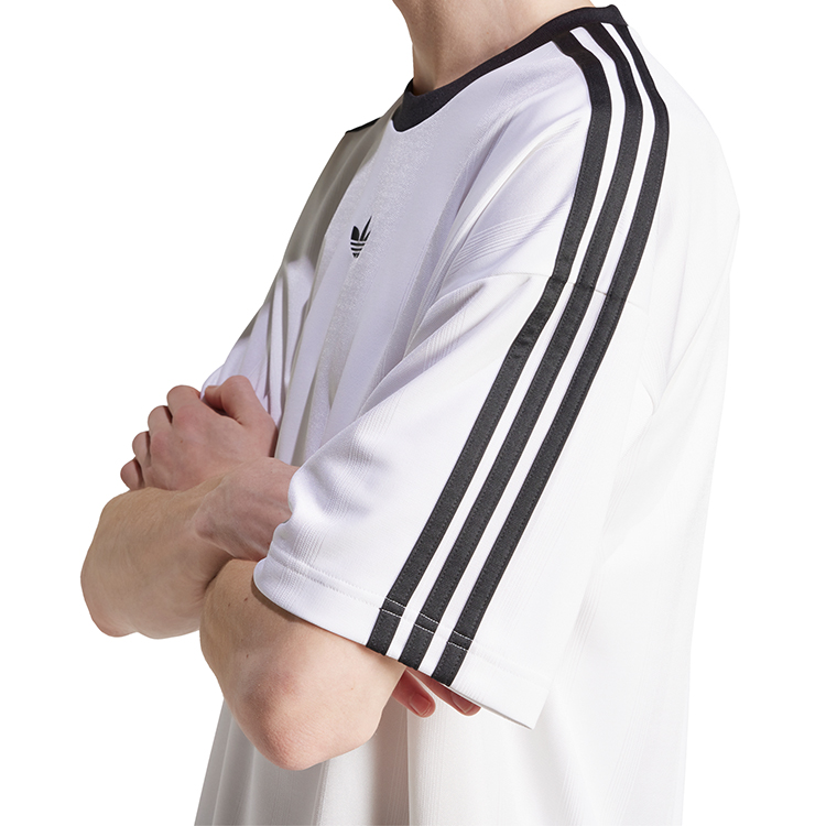 Tricou bărbătesc Adidas JACQUARD JERSEY XXL Alb photo 5