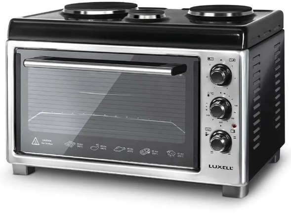 Cuptor electric Luxell LX13577, 40 l, 3300 W, Inox photo 