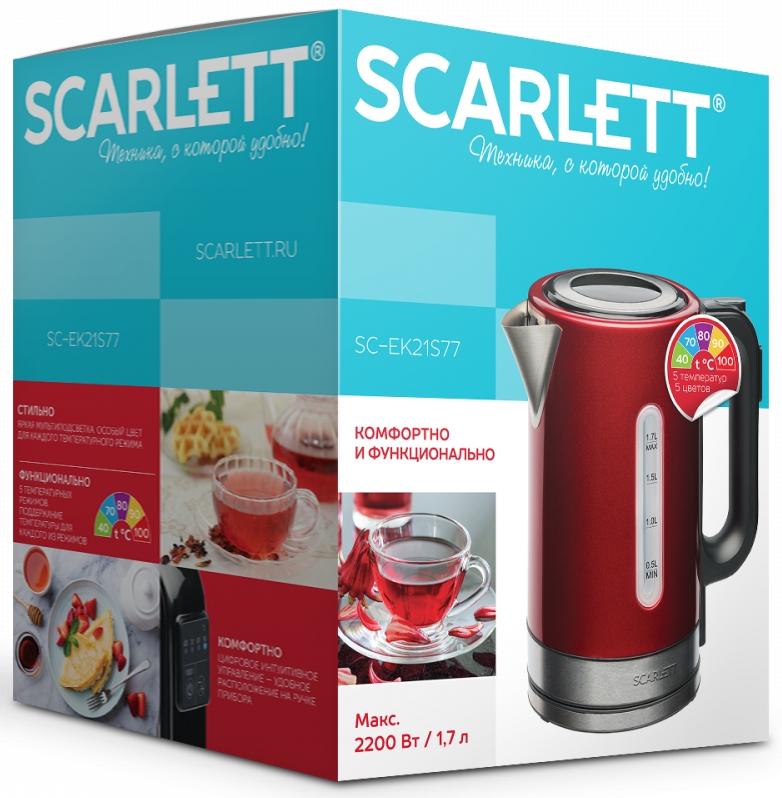 Fierbator de apa electric Scarlett SCEK21S77 photo 8