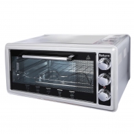Cuptor electric Saturn STEC1077, 50 l, 1200 W, Gri thumbnav 1