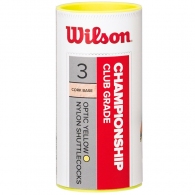 Set fluturas p/u badminton 3 buc Wilson CHAMPIOSHIP YELLOW 77 thumbnav