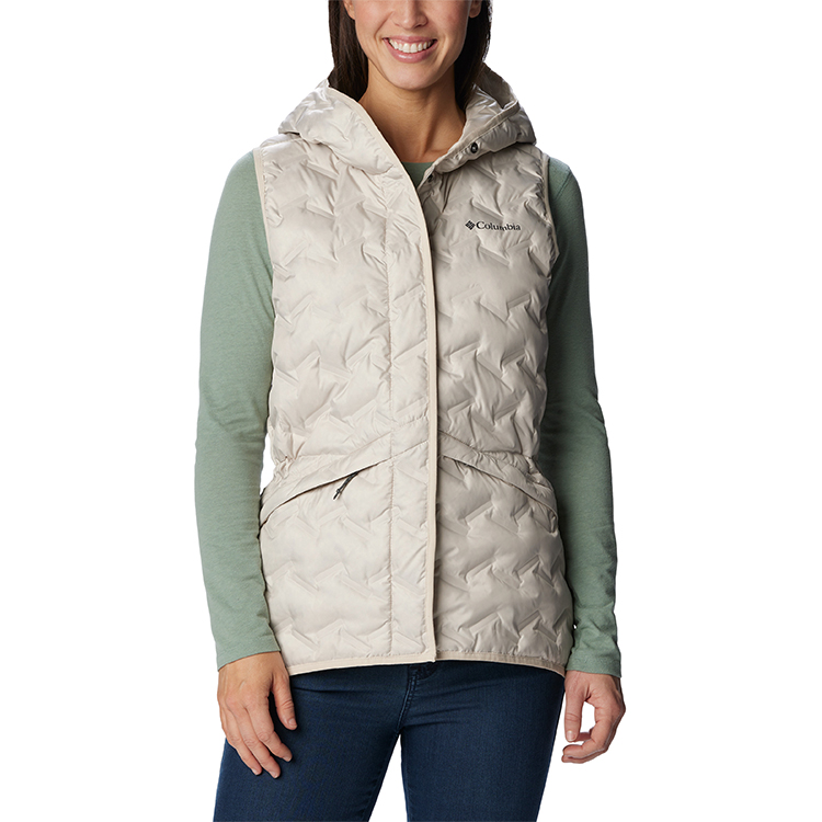 Vesta Columbia Delta Ridge II Down Hooded Vest photo Vesta Columbia Delta Ridge II Down Hooded Vest photo