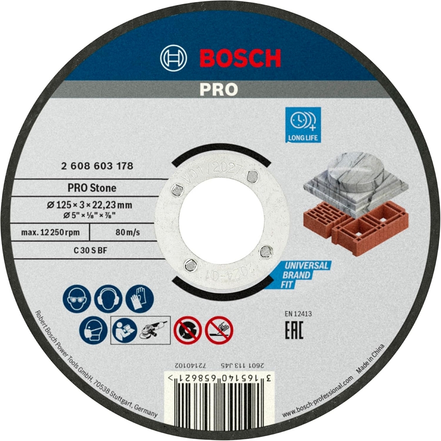 Disc taiere Bosch 125 x 2.5, 2608603178 photo 1