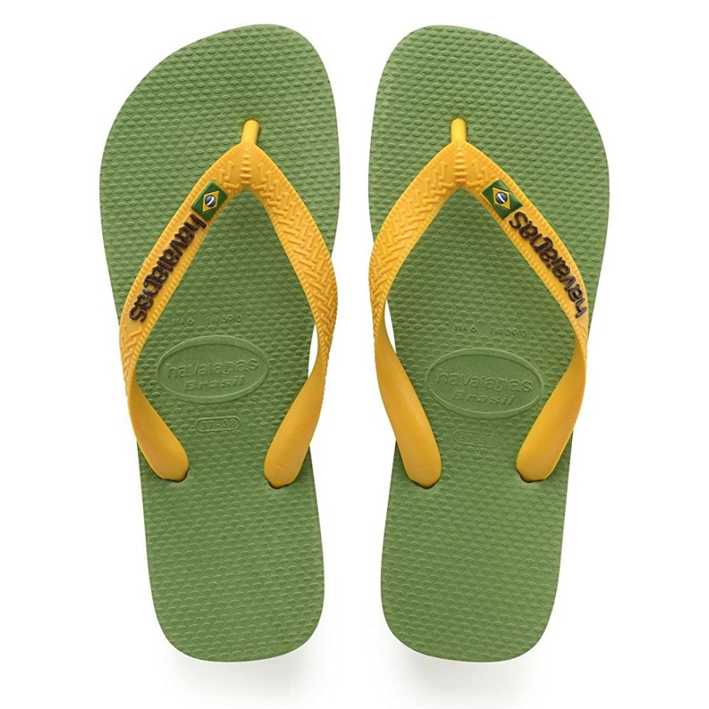 Slapi Havaianas BRASIL LOGO II pt Barbati / 39/40 / Verde photo 1 Slapi Havaianas BRASIL LOGO II pt Barbati / 39/40 / Verde photo 1