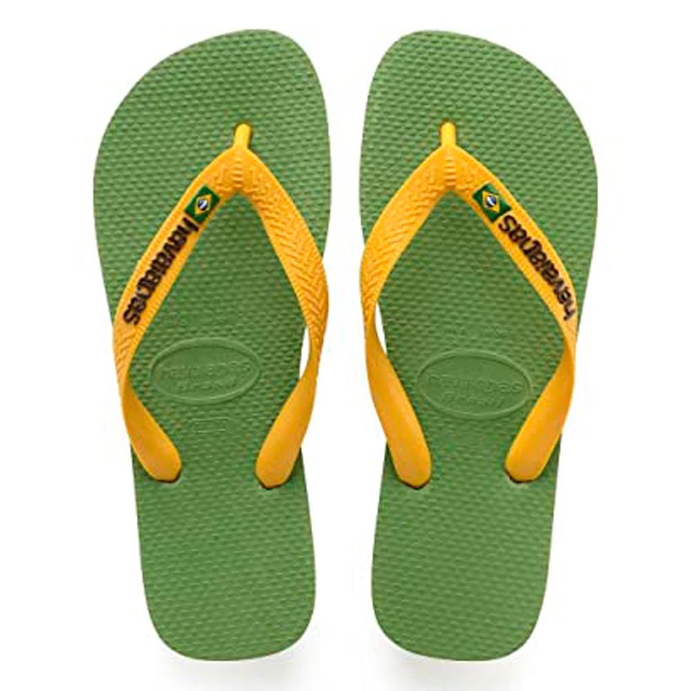 Slapi Havaianas  BRASIL LOGO II pt Barbati / 39/40 / Verde photo 2