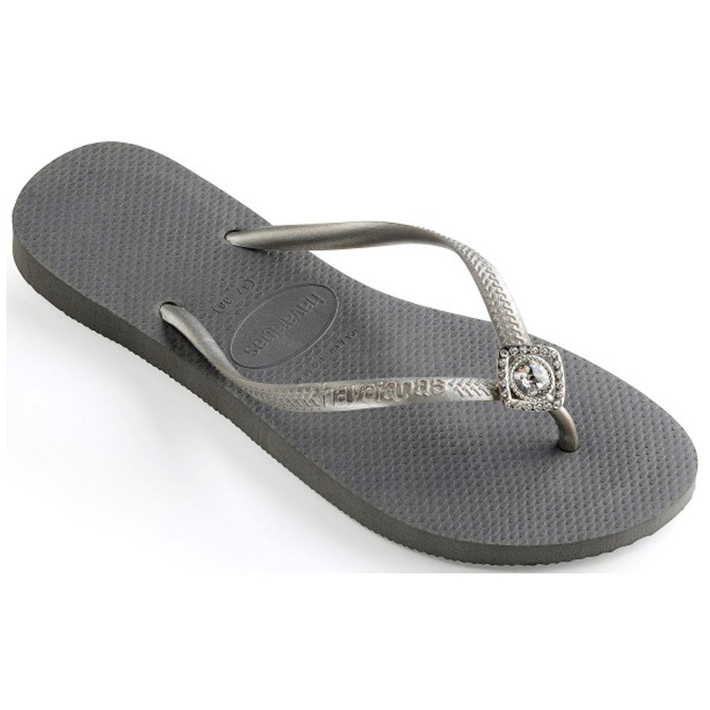 Slapi Havaianas CRYSTAL POEM pt Femei / 35/36 / Grafit photo 2