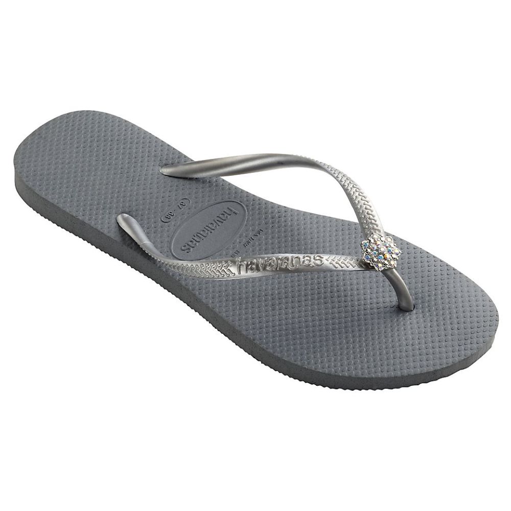 Slapi Havaianas CRYSTAL POEM pt Femei / 35/36 / Grafit photo 3