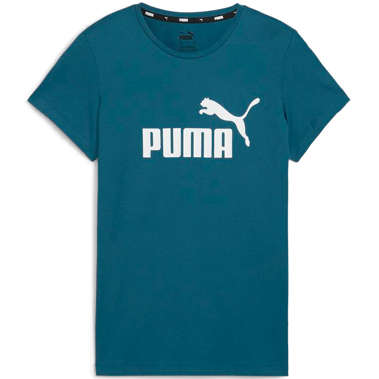Футболка Puma ESS Logo Tee XS Зеленый Женский photo 1 Футболка Puma ESS Logo Tee XS Зеленый Женский photo 1