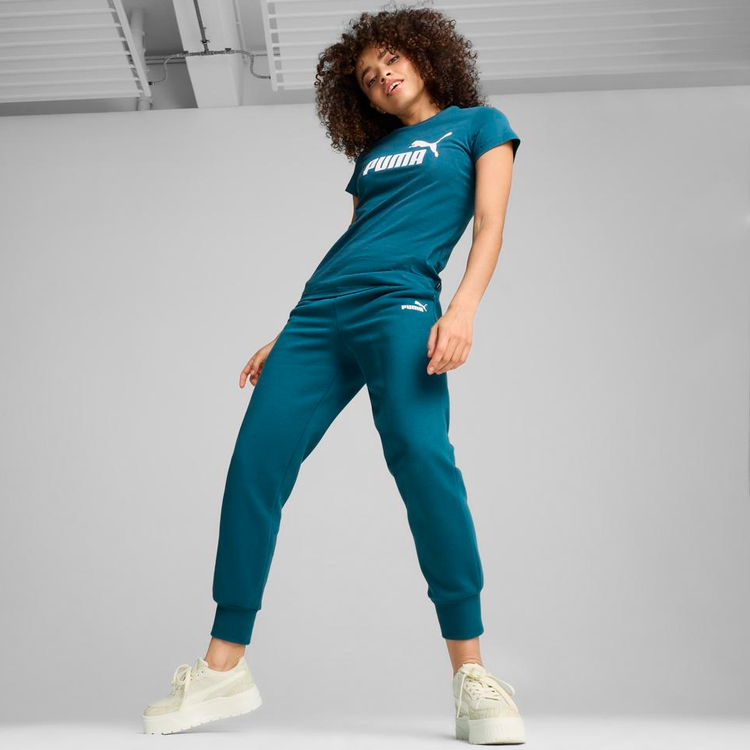 Футболка Puma ESS Logo Tee XS Зеленый Женский photo 5